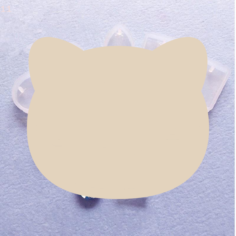Silicone Epoxy Resin Molds Set - ชุดแม่พิมพ์ซิลิโคนสำหรับทำจี้พวงกุญแจ DIY 20 ชิ้น พร้อมห่วงพวงกุญแจ อุปกรณ์สำหรับงานฝีมือและงานประดิษฐ์