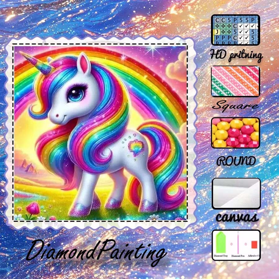 5D Diamond Painting Kit Full Drill - ผ้าฟล็อกกิ้ง 5D DIY 1 ชิ้น, ดอกสว่านพิเศษ,