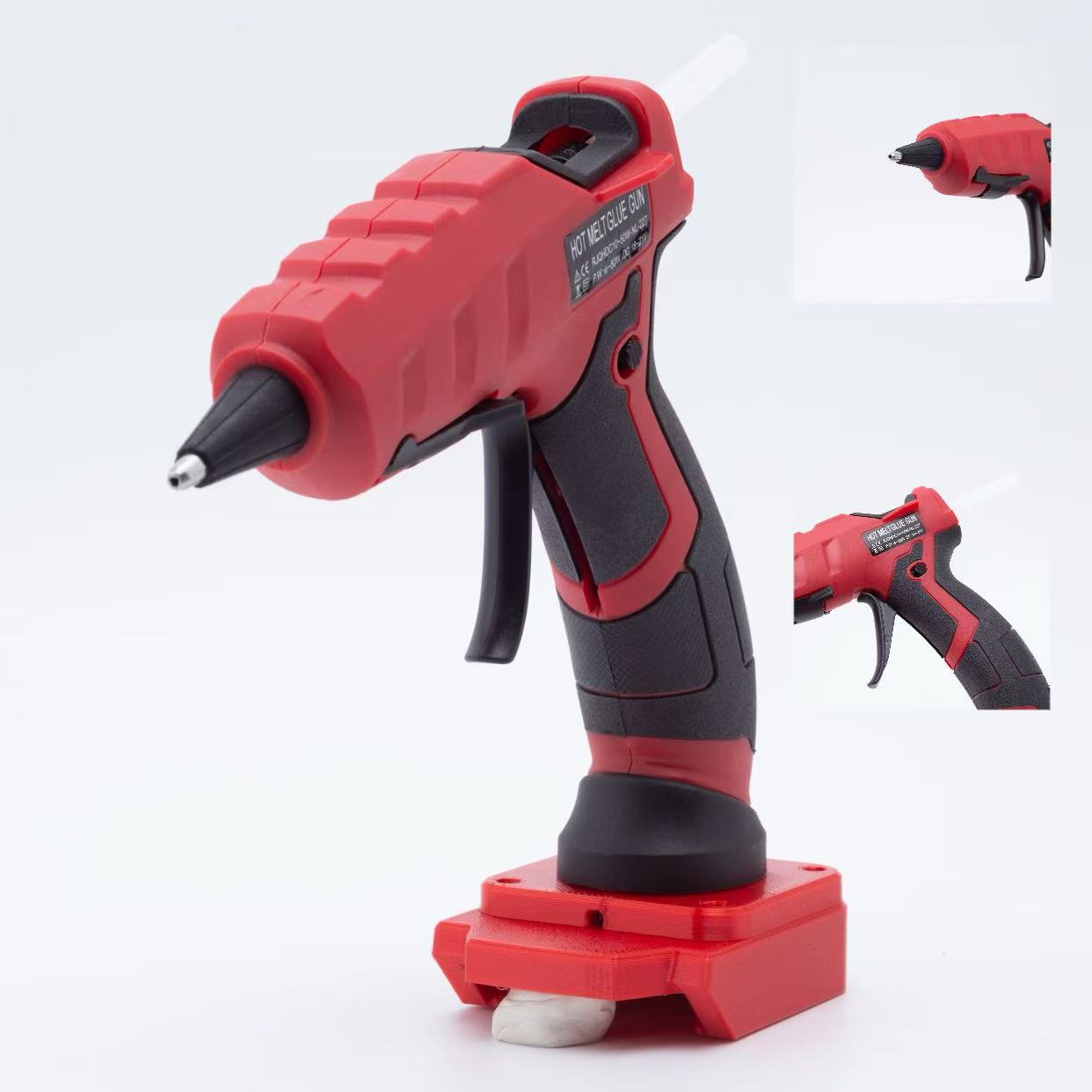 Hot Melt Glue Gun Cordless - ปืนกาวร้อนไร้สาย 60W 7 มม. สำหรับ LIDL