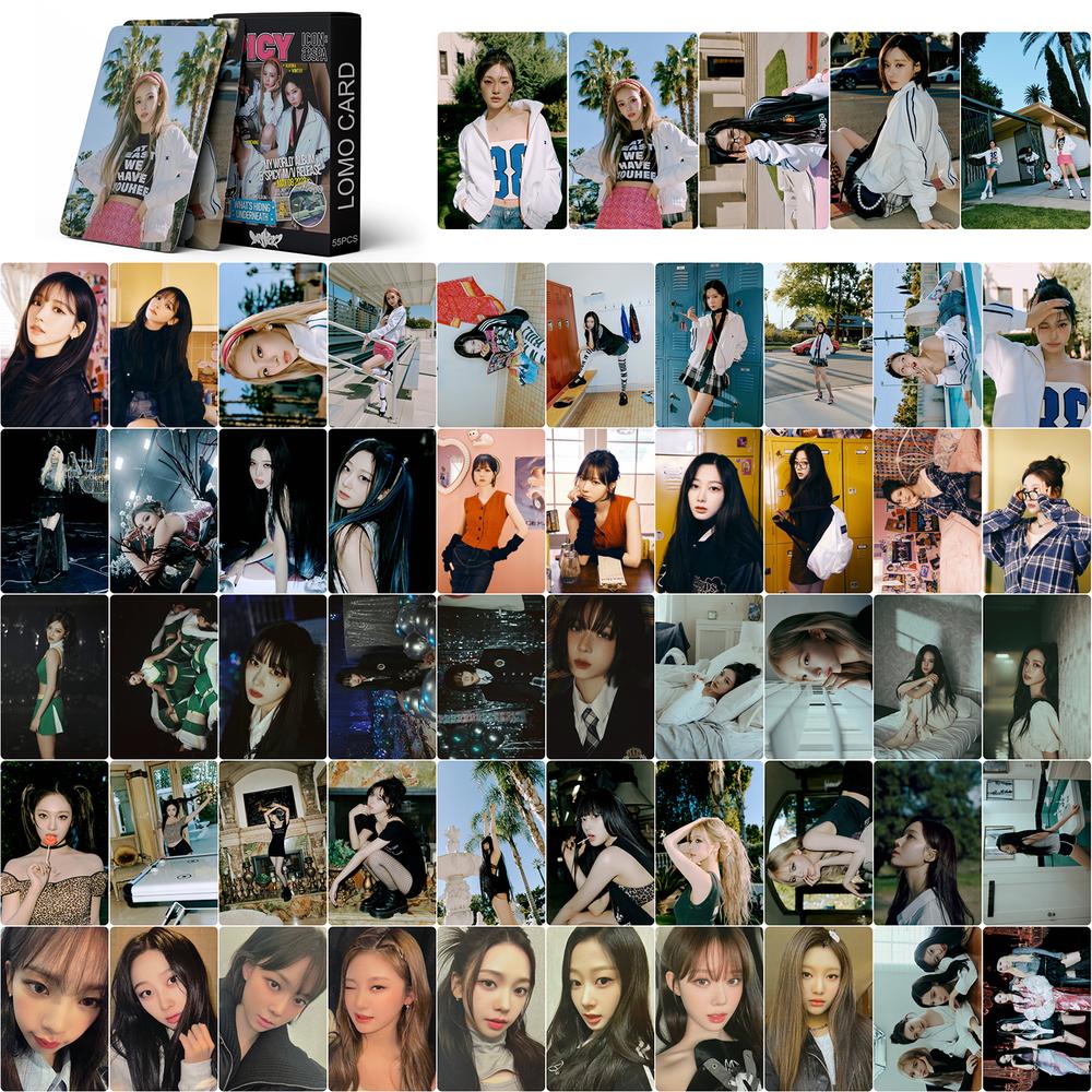 Scrapbooking - การ์ดรูปถ่ายโลโมแบบกล่อง โปสการ์ดกระดาษสไตล์สวยงาม สำหรับอัลบั้ม สมุดภาพ ของสะสม ของตกแต่งโต๊ะ