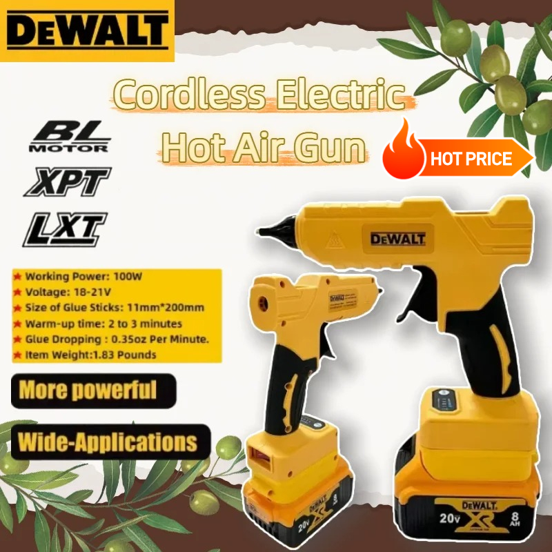 ปืนกาวร้อนไร้สาย Dewalt เครื่อ - Hot Melt Glue Gun Cordless บทวิจารณ์และราคา