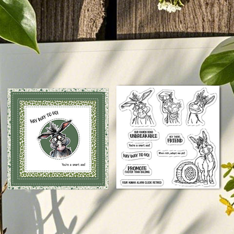 แสตมป์ซิลิโคนลายลาตลกสำหรับฤดู - Clear Silicone Stamps For Card Making บทวิจารณ์และราคา