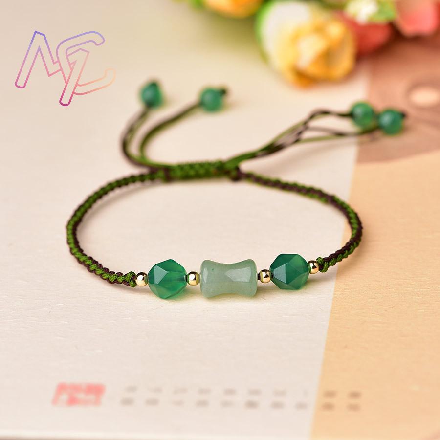 สร้อยข้อมือลูกปัดหยกธรรมชาติสี - Beading บทวิจารณ์และราคา