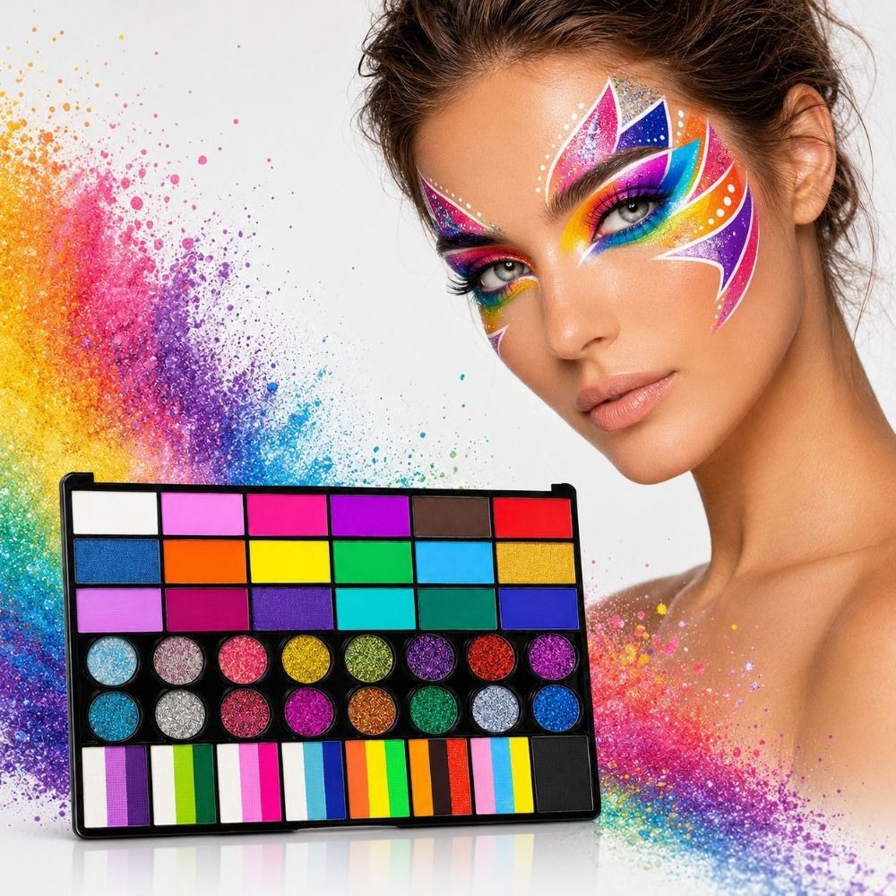 ชุดสีน้ำ 42 สี สีสดใส เม็ดสีแน - Watercolor Paint Set Solid Pigment บทวิจารณ์และราคา