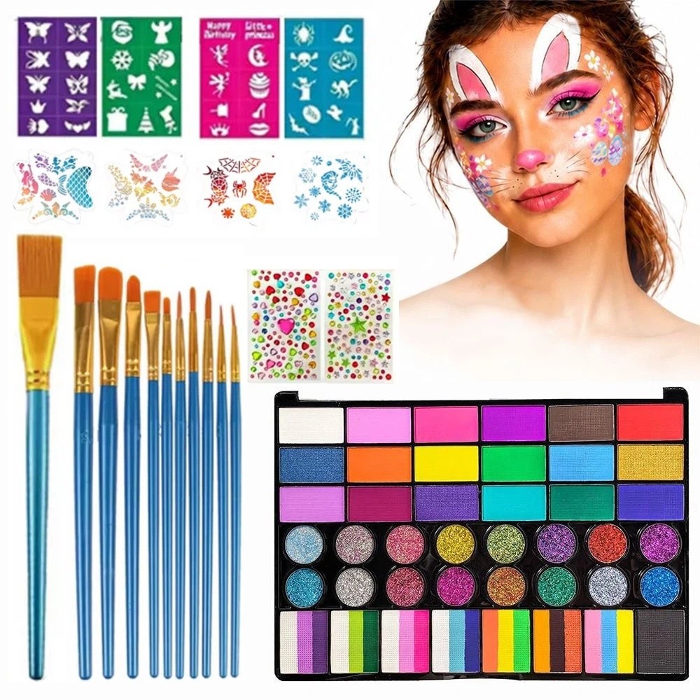 ชุดสีน้ำ 42 สี สีสดใส เม็ดสีแน - Watercolor Paint Set Solid Pigment บทวิจารณ์และราคา