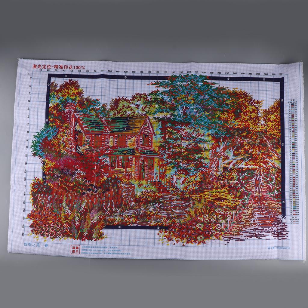 ชุดเย็บปักถักร้อยแบบปั๊มลาย ชุ - Cross Stitch Stamped Kits Beginners บทวิจารณ์และราคา