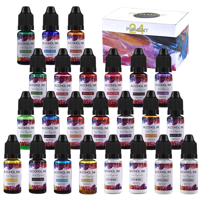 ชุดสีเรซิ่นอีพ็อกซี่อุปกรณ์ทำส - Silicone Epoxy Resin Molds Set บทวิจารณ์และราคา
