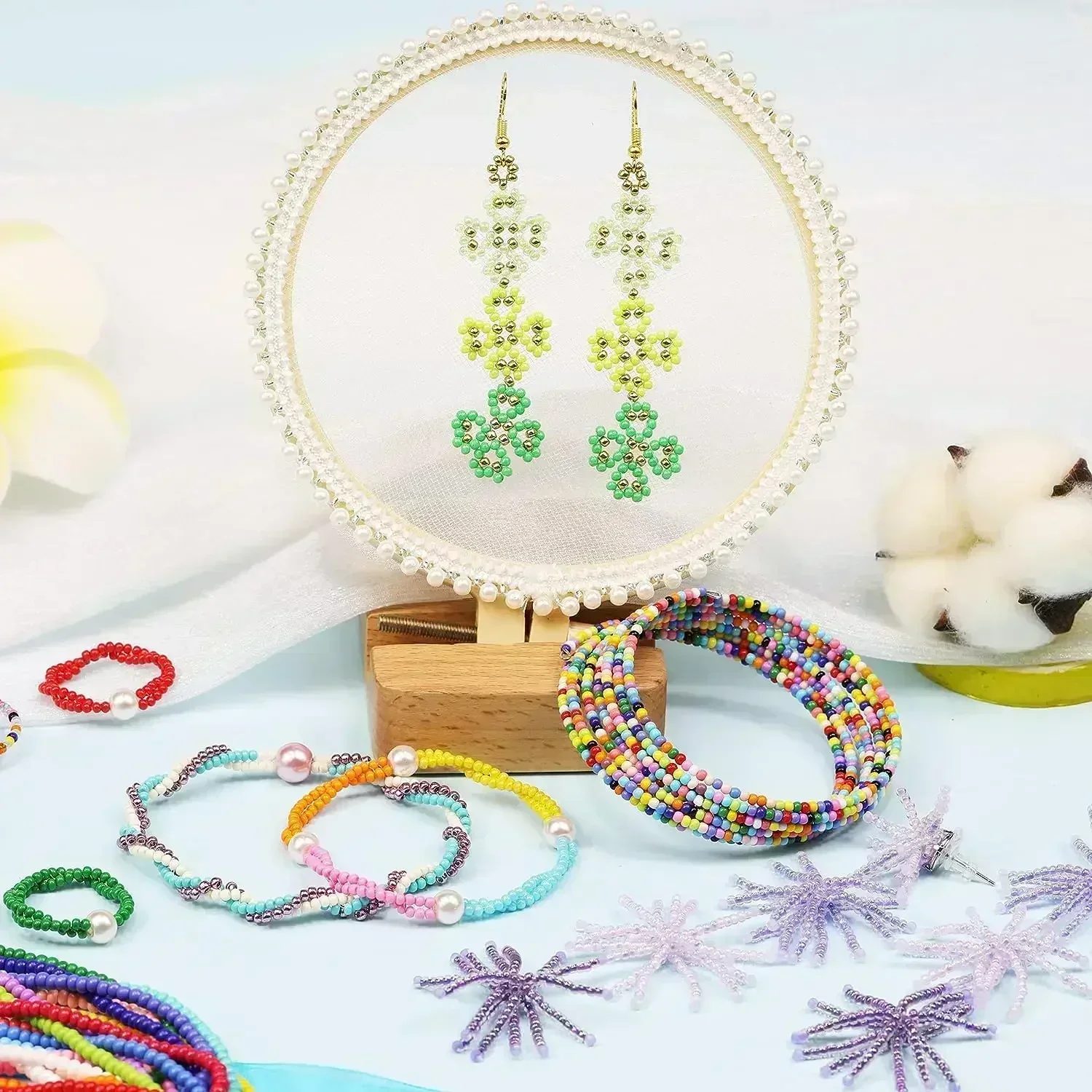 10g 2 มม.3 มม.4 มม.ลูกปัดแก้วล - Glass Seed Beads 2Mm Jewelry Making บทวิจารณ์และราคา