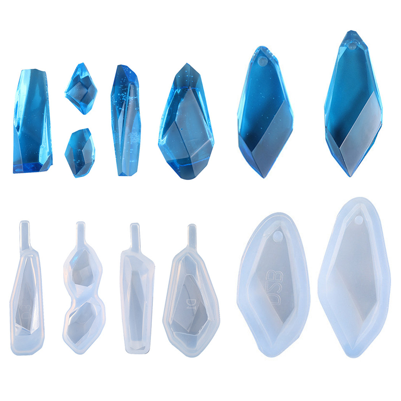 1/6/10pcs DIY พวงกุญแจจี้ชุดแม - Silicone Epoxy Resin Molds Set บทวิจารณ์และราคา