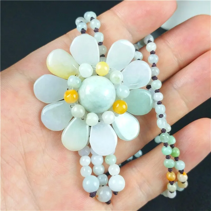 ได้รับการรับรองหยกพม่า Sunflow - Beading บทวิจารณ์และราคา