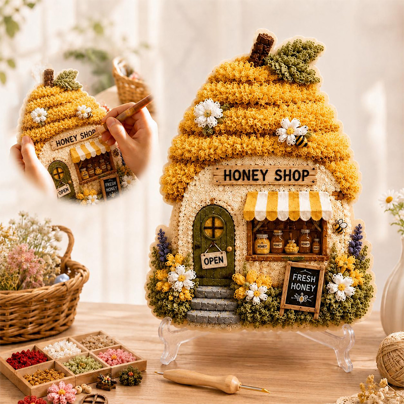 ชุดงานฝีมือ DIY บ้านเห็ด 3 มิต - Embroidery บทวิจารณ์และราคา