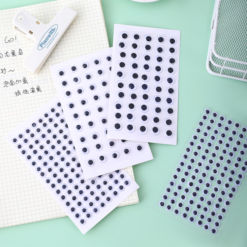 สติกเกอร์ติดตาขยับได้แบบขายส่ง - Scrapbooking บทวิจารณ์และราคา