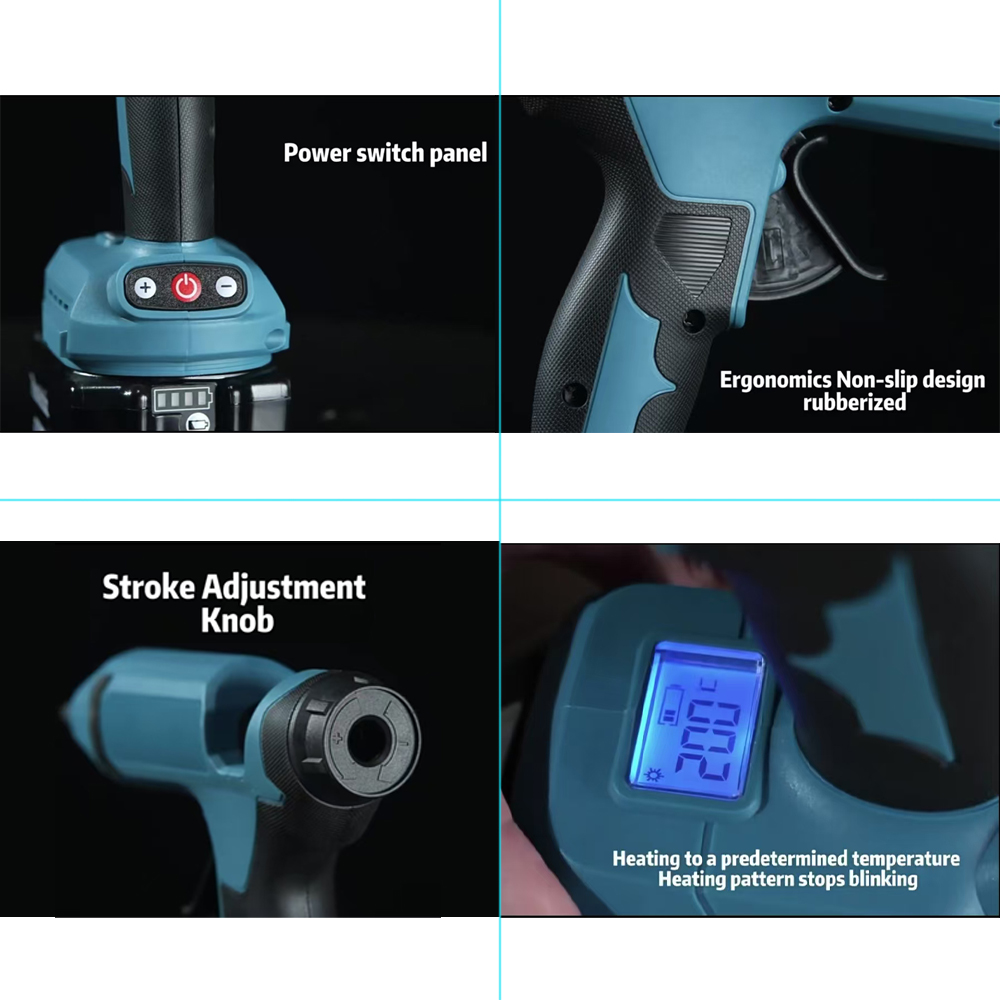 ปืนกาวร้อนไฟฟ้าไร้สาย VILASTIN - Hot Melt Glue Gun Cordless บทวิจารณ์และราคา