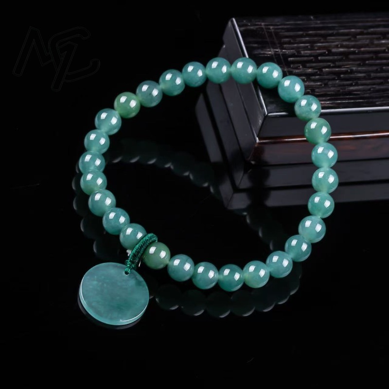 หยกธรรมชาติสีน้ำเงิน ลูกปัดไม่ - Beading บทวิจารณ์และราคา