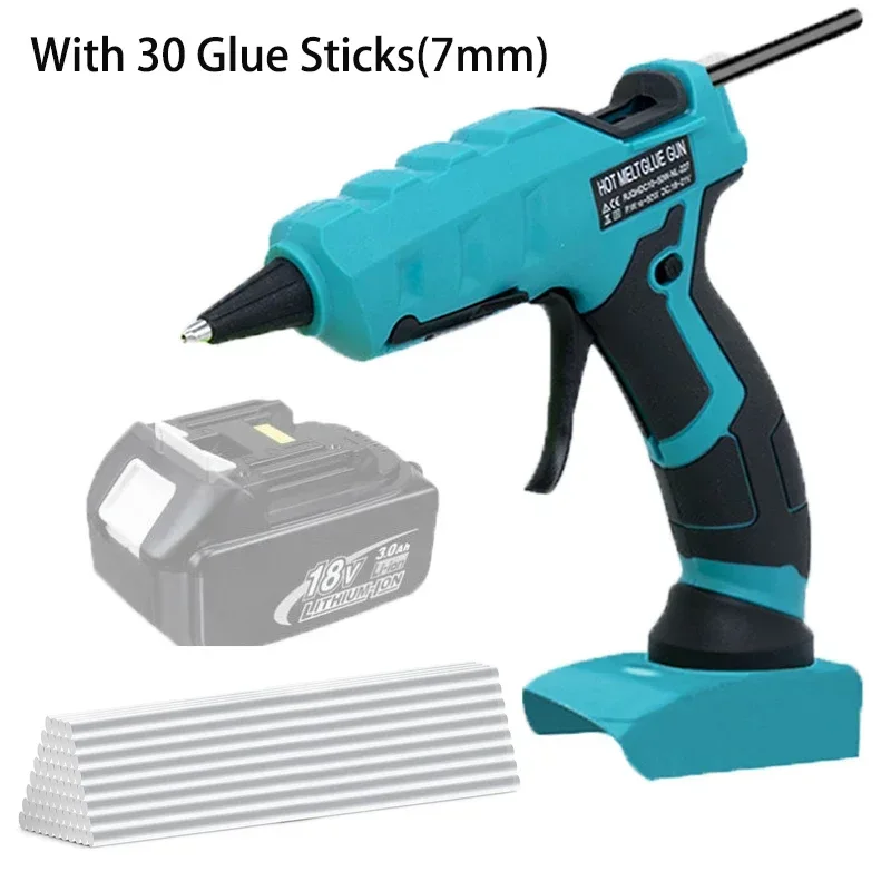 ปืนกาวร้อนสำหรับแบตเตอรี่ลิเธี - Hot Melt Glue Gun Cordless บทวิจารณ์และราคา