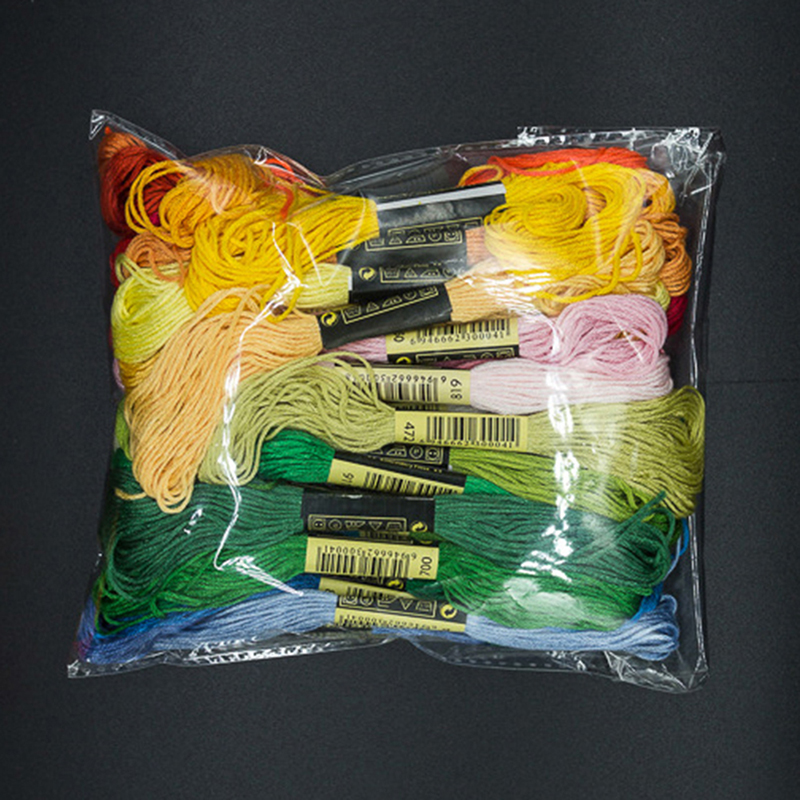 ชุดไหมปักผ้าฝ้ายหลากสี C 24/10 - Cotton Embroidery Thread Skeins บทวิจารณ์และราคา