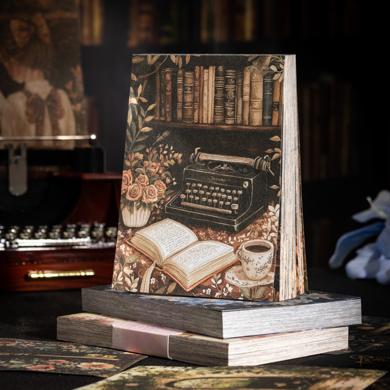 JIANQI 100 ชิ้น Retro Handmade - Vintage Junk Journal Scrapbooking Paper บทวิจารณ์และราคา
