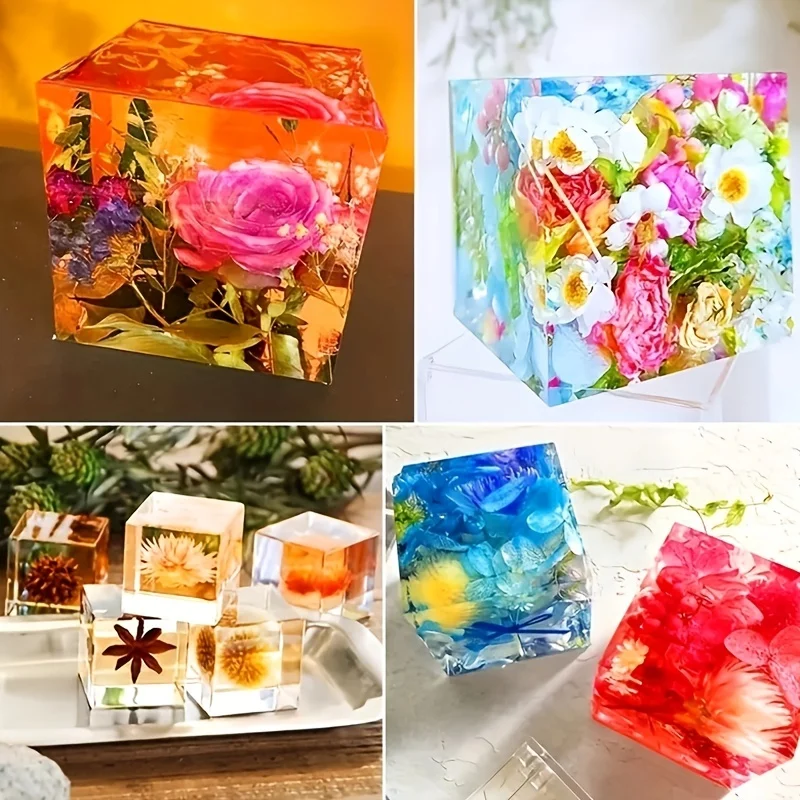 5 ชิ้นแม่พิมพ์เรซินสี่เหลี่ยมซ - Silicone Epoxy Resin Molds Set บทวิจารณ์และราคา