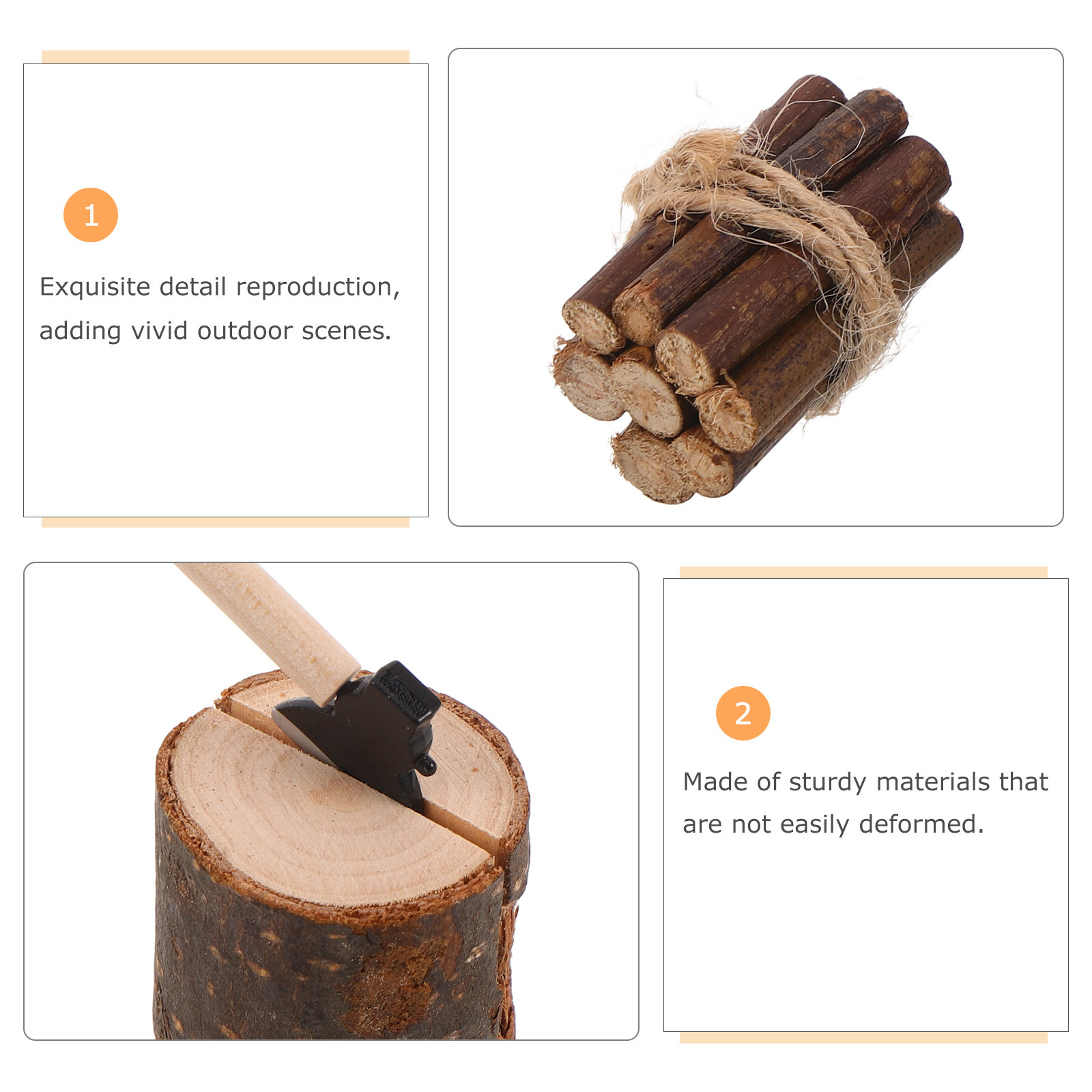 ชุดฟืนจำลองขนาดเล็ก พร้อมอุปกร - Craft Tools บทวิจารณ์และราคา