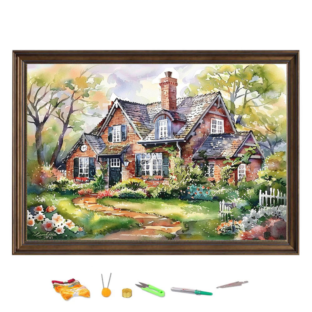การเย็บปักถักร้อยงานปักครอสติช - Cotton Embroidery Thread Skeins บทวิจารณ์และราคา