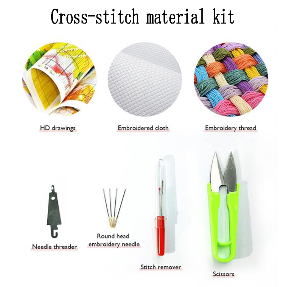 การเย็บปักถักร้อยงานปักครอสติช - Cotton Embroidery Thread Skeins บทวิจารณ์และราคา