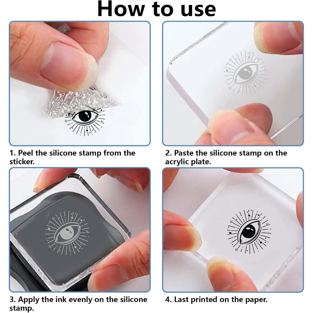 แสตมป์ยางใสลายแมวดำฮาโลวีน ฟัก - Clear Silicone Stamps For Card Making บทวิจารณ์และราคา
