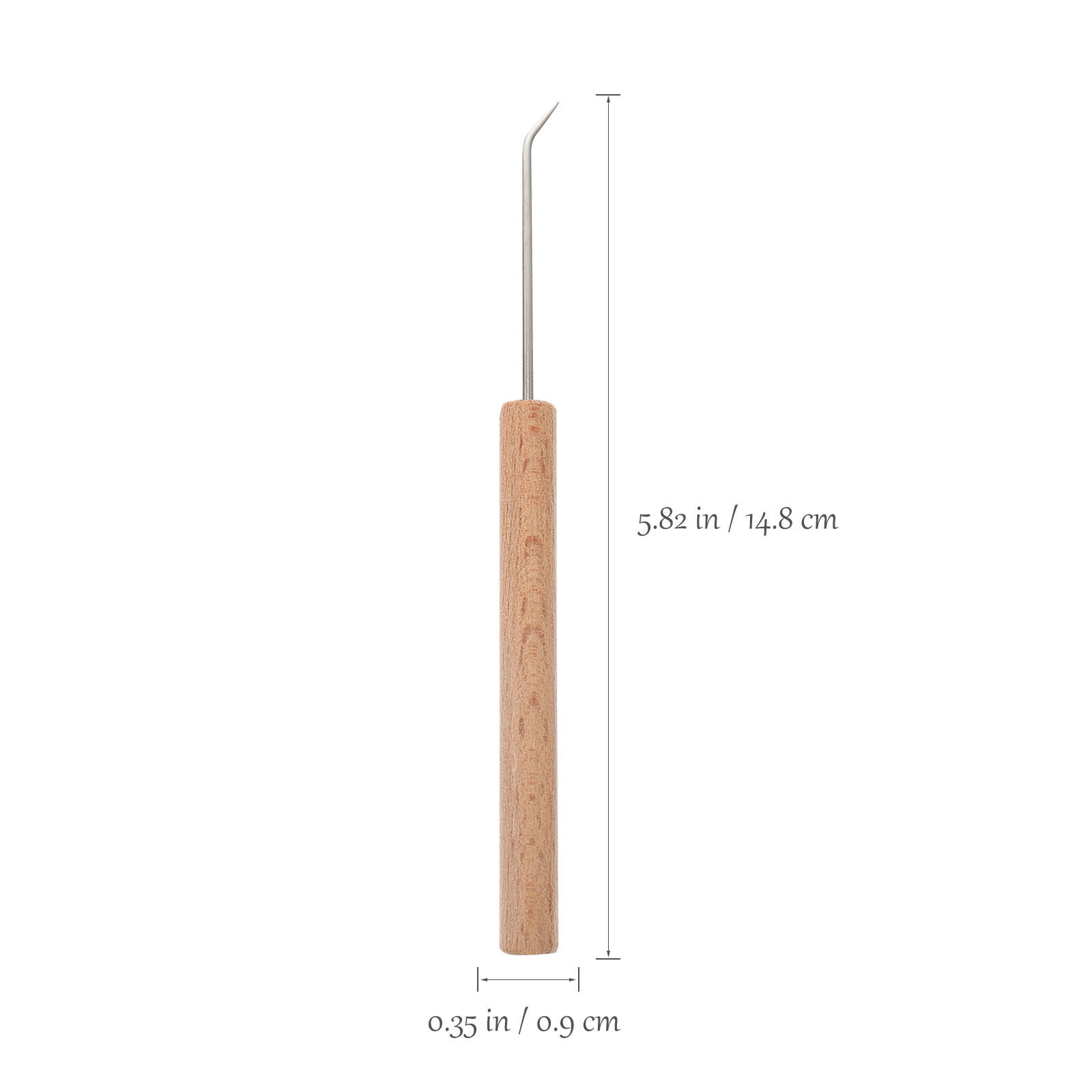 1 ชิ้น เข็มโครเชต์ด้ามไม้ ออกแ - Wooden Crochet Hooks Ergonomic Handle บทวิจารณ์และราคา