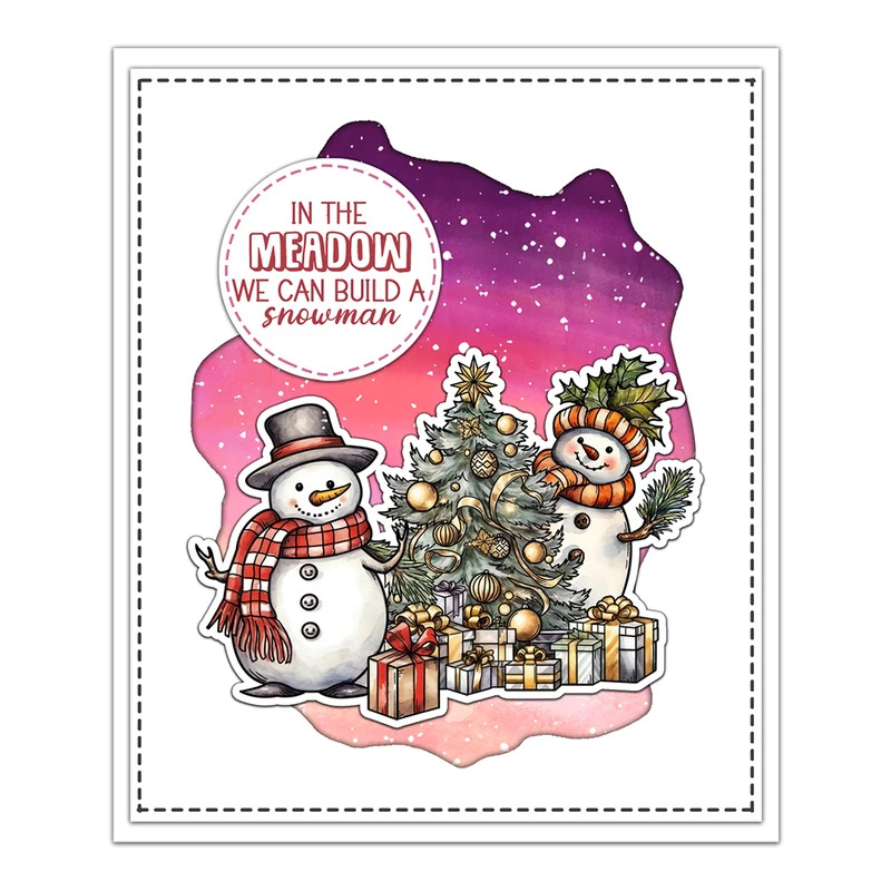 แม่พิมพ์ตัดรูปตุ๊กตาหิมะคริสต์ - Clear Silicone Stamps For Card Making บทวิจารณ์และราคา
