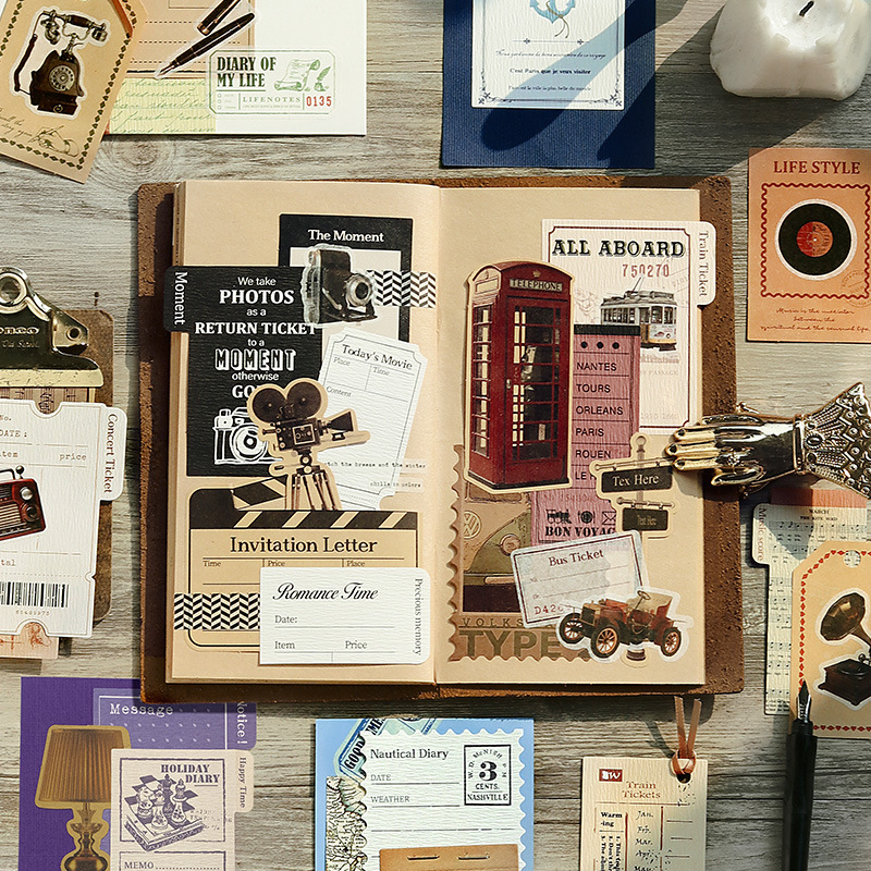 กระดาษวินเทจ 30 แผ่น สำหรับงาน - Vintage Junk Journal Scrapbooking Paper บทวิจารณ์และราคา